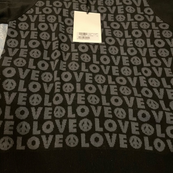 Love Moschino Mens Wool Cachmere Logo Sweater Sz M - Picture 3 of 8